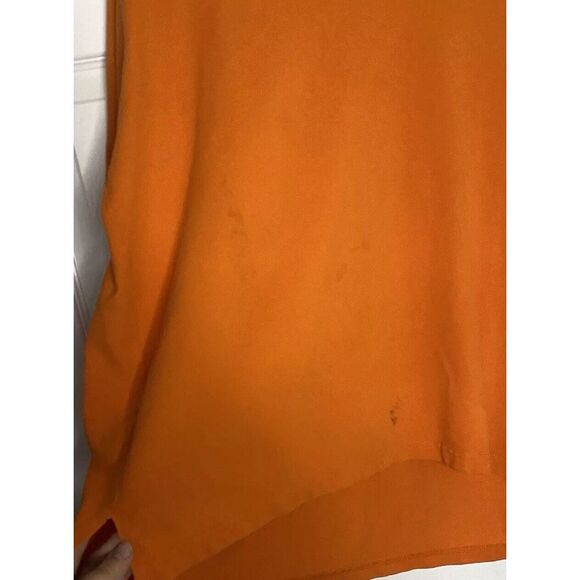 Polo Ralph Lauren Shirt Mens Size 2x Classic Fit Solid Orange Short Sleeve XXL - Picture 6 of 8